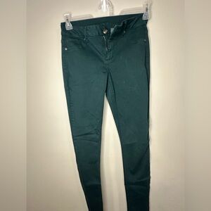 Womens Green Maurice’s Size SR small regular Skinny Jeans